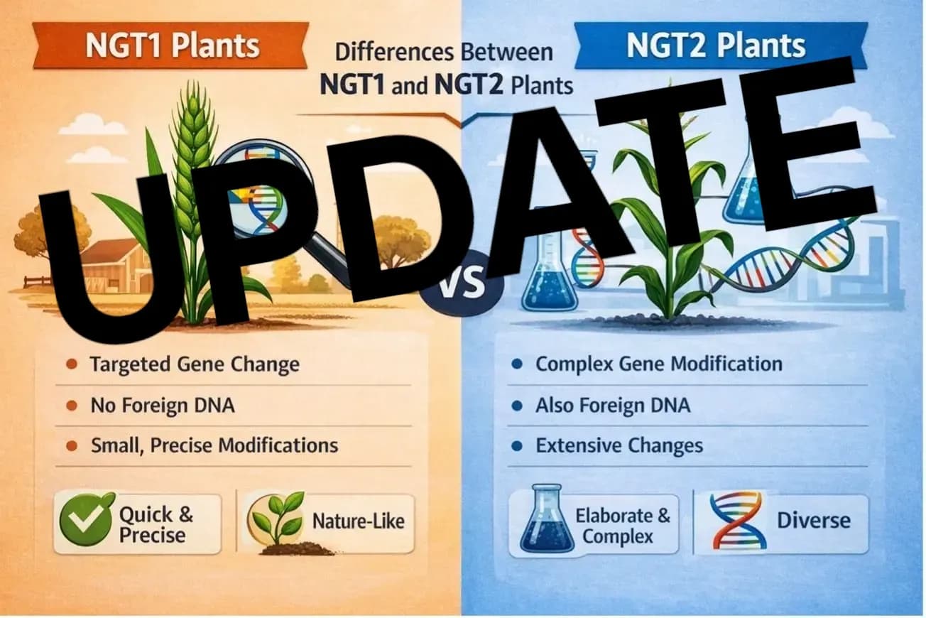 Plants made with NGT (new genomic technologies)